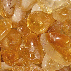 Pierre Citrine chauffée